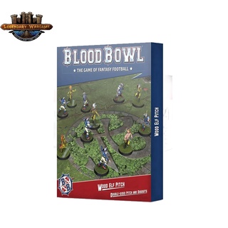 [GWพร้อมส่ง] WARHAMMER: BLOOD BOWL: WOOD ELF PITCH &amp; DUGOUTS โมเดลเกม