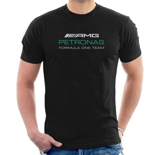 เสื้อยืดแขนสั้น คอกลม พิมพ์ลาย Amg PETRONAS MERCEDES สําหรับผู้ชาย