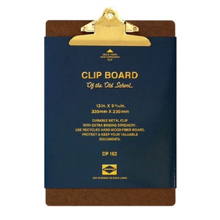 Penco Clip Board A4 Gold (HDP162) / คลิปบอร์ด ขนาด A4 คลิปสีทอง แบรนด์ Penco จากประเทศญี่ปุ่น