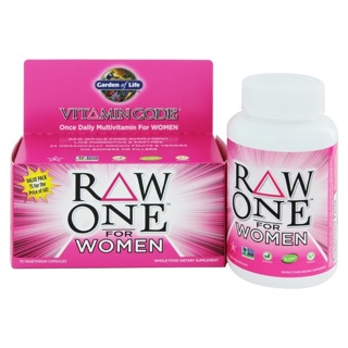 💥pre order 💥 Garden of Life, Vitamin Code, RAW One, Once Daily Multivitamin for Women, 75 Vegetarian Capsules