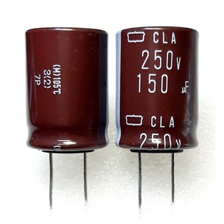 NCC Nippon Chemi-con CLA  150uf 250v 105°  capacitor ตัวเก็บประจุ คาปาซิเตอร์