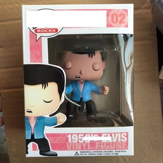 Funko Pop! ตุ๊กตาฟิกเกอร์ Elvis Pink Elvis 1950s ของเล่นสําหรับเด็ก