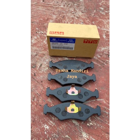 ผ้าเบรคหน้า KIA TIMOR 0K2A4-33-24Z 1 ชุด