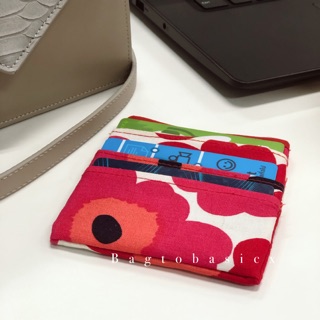 Card holder ; marimekko fabric! 🌷❤️