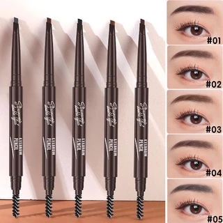 Eyebrow เกาหลีดินสอเขียนคิ้ว แบบมีแปรง 6สี(B12)-shiny girl