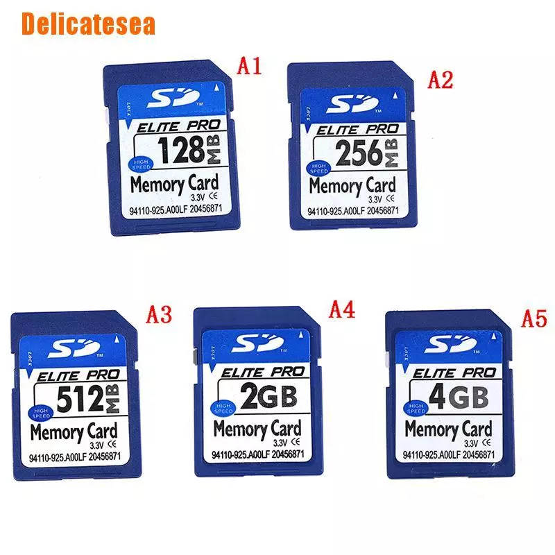 การ์ดหน่วยความจํา 128 Mb 256 Mb 512 Mb 2gb 4gb