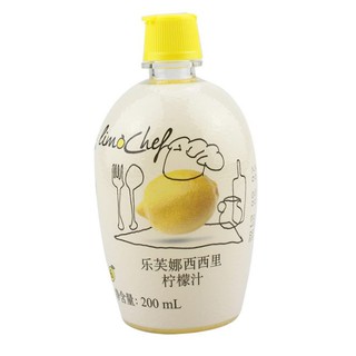 นำ้เลม่อน 100% ขนาด 200 ml. น้ำเลมอนสำหรับชงเครื่องดื่ม ปรุงอาหาร Lemonade