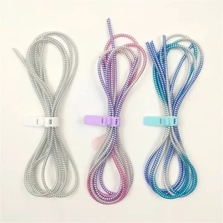 Ready Stock1Pc 1.4M/55 นิ้วGradient Spiral Cord Protector Cable Winderสําหรับสายหูฟังสาย/สายชาร์จ