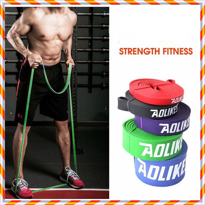 วงต้านทาน Powerband กระบวนการแท้ KINGDOM SPORT วงยางฝึกร่างกาย