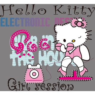 สติกเกอร์ PVC ลายการ์ตูน Hello Kitty สําหรับตกแต่งเสื้อผ้า เสื้อยืด กระเป๋าเป้สะพายหลัง กางเกง DIY