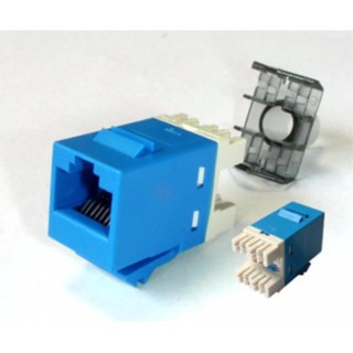 GLINK หัวเต้ารับตัวเมีย CAT6 (Female) Jack RJ45 CAT6 (Blue)  #116