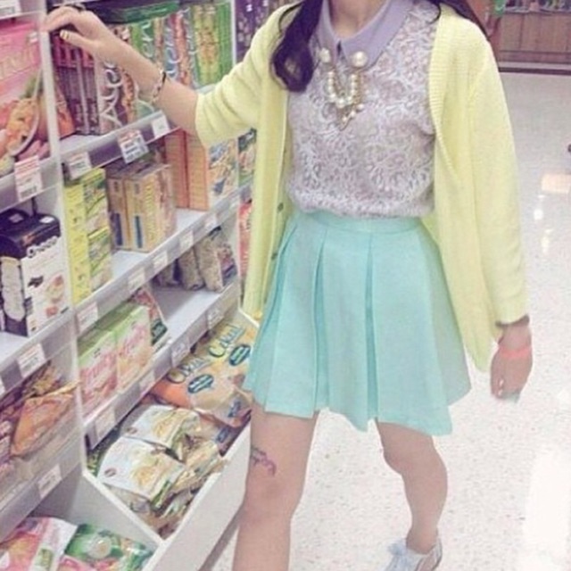 Plew mint skirt size m26" 🐳