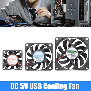 DC 5V USB Brushless Sleeve Bearing Fen Computer PC Silent Cooler Cooling Fan Lot