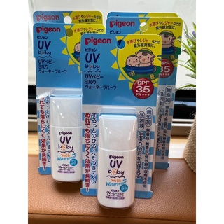 ครีมกันแดดเด็ก Pigeon UV baby milk Waterproof SPF 35 PA+++ เหมาะสำหรับเด็ก ตั้งแต่ 0 เดือนขึ้นไป