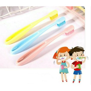 แปรงสีฟันเด็ก ขนนุ่ม 1แพ็ค3ชิ้น kid toothbrush Soft พร้อมส่ง