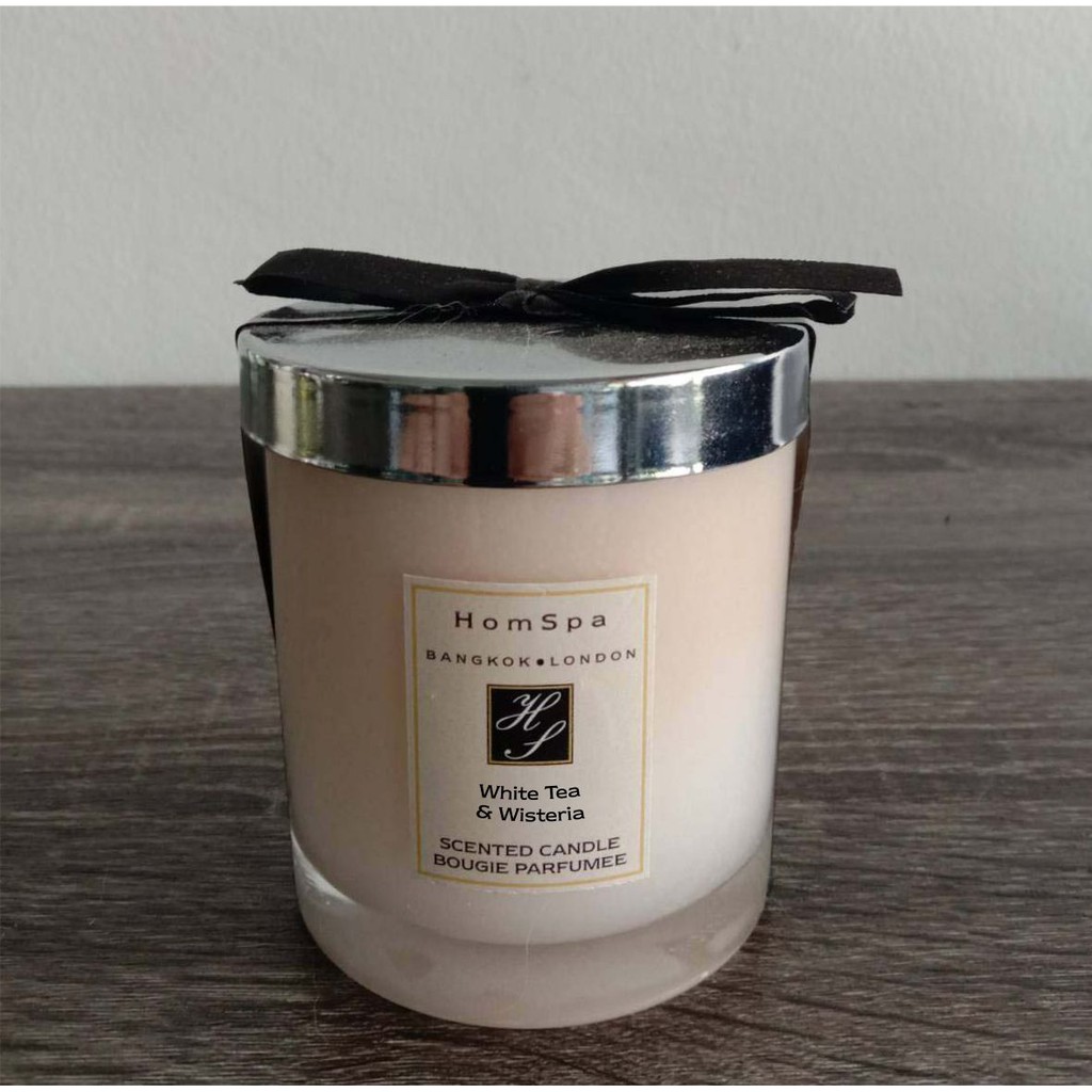 Aroma Scented Soy Wax Candle 200gm with Metal lid, Ribbon and Gift box เทียนหอมไขถั่วเหลืองอโรม่า 200 กรัม (เลือกกลิ่น)