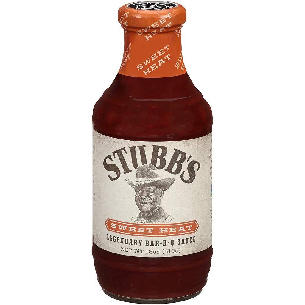 STUBBS SWEET HEAT BBQ SAUCE 12OZ