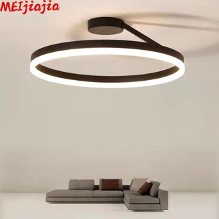 Meijiajia โคมไฟเพดาน LED สไตล์นอร์ดิกมินิมอล เรียบง่าย สําหรับตกแต่งห้องนอน ห้องนั่งเล่น