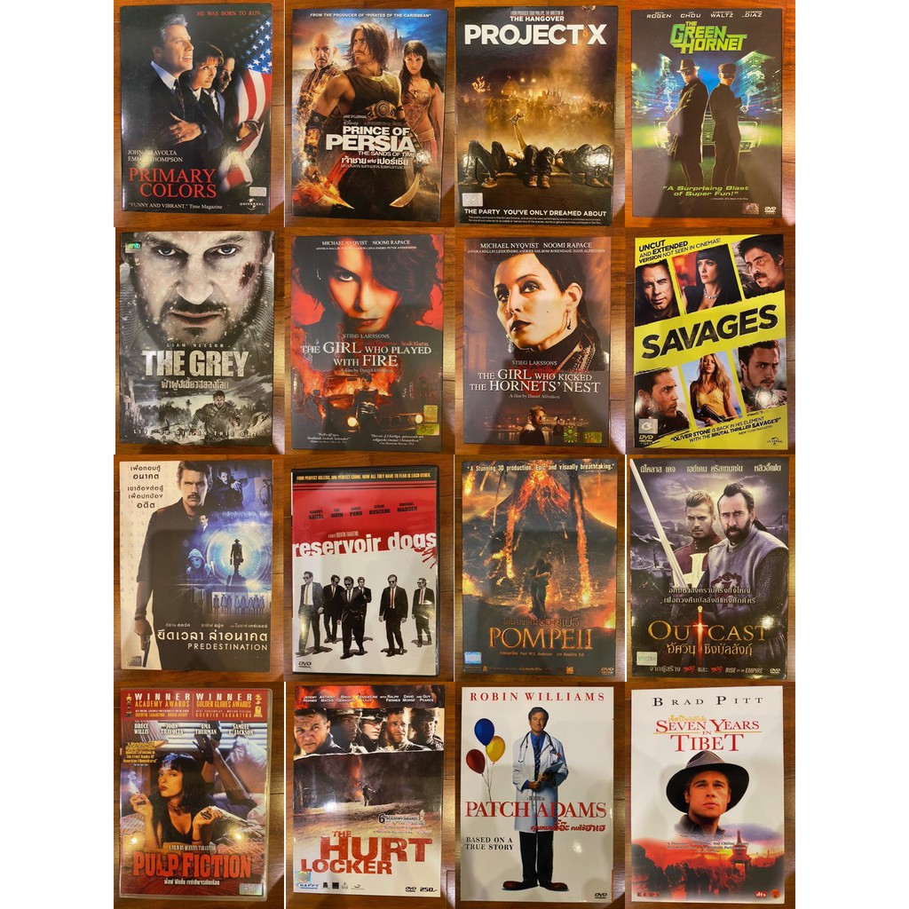 แผ่น DVD ดีวีดี หนังต่างประเทศ ของแท้ มือสอง สภาพใหม่ No.7 Prince of Persia, The Grey, Savages, Pomp