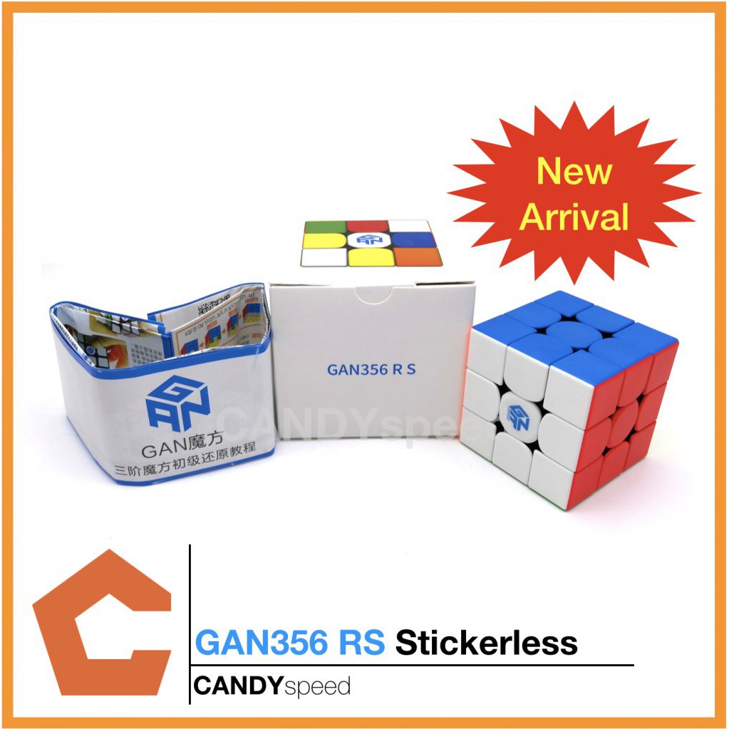 [Baby Toys]GAN356 RS Stickerless | รูบิค 3x3 Rubik Cube