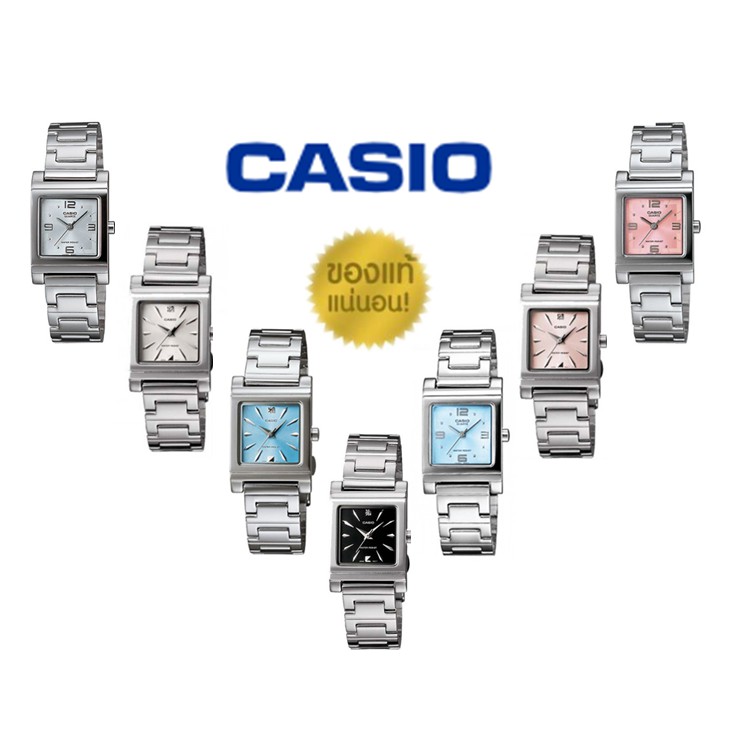 นาฬิกาข้อมือ ผู้หญิง CASIO แท้ รุ่น LTP-1237D ประกัน 1 ปี