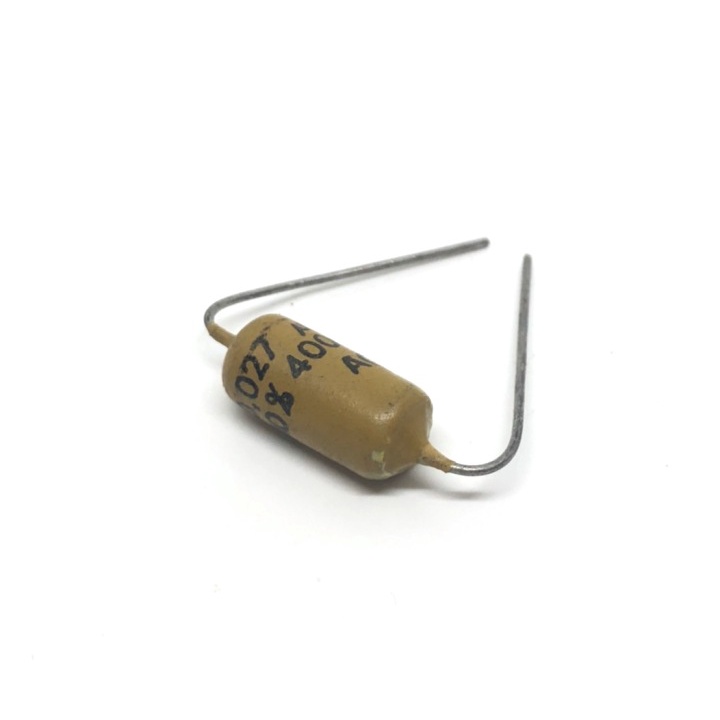 Others 100 บาท Mustard Capacitor Phillips/Mullard 0.027 uF 400V (NOS เก่าเก็บ) Home Appliances