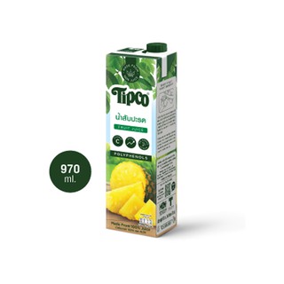 TIPCO น้ำสับปะรด Pineapple Juice 100% ขนาด 970 มล.