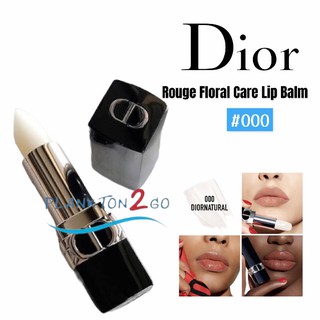 Dior Rouge Floral Care Lip Balm #000# Diornature Satin Balm ป้ายคิง