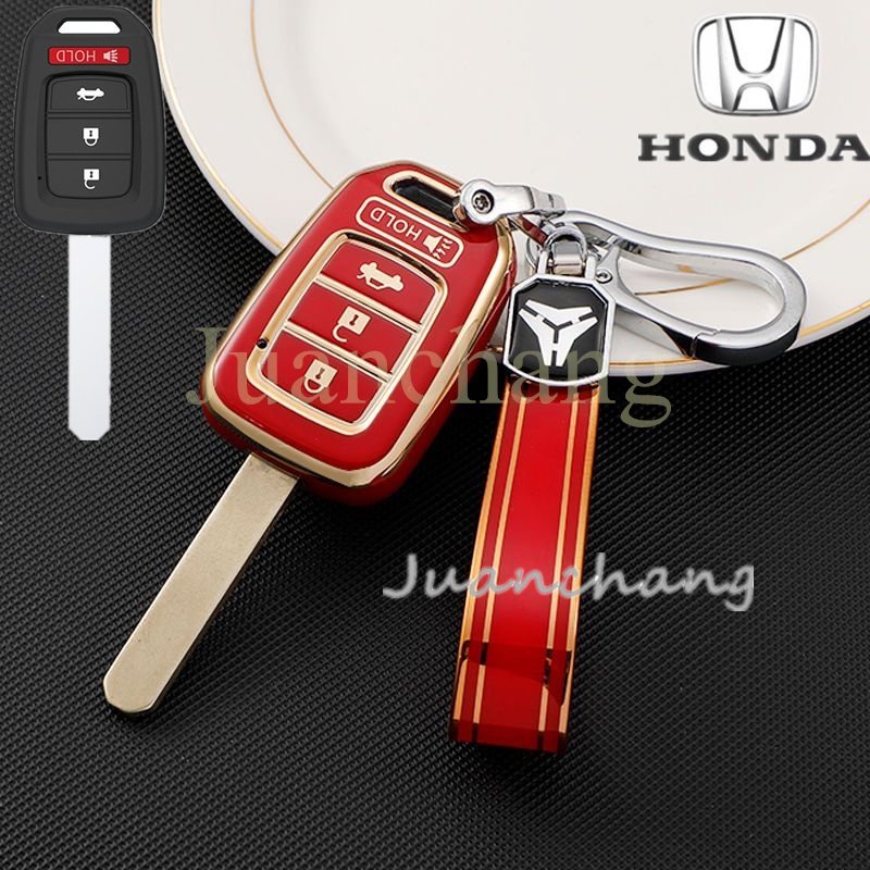 เคสกุญแจรีโมทรถยนต์ TPU อุปกรณ์เสริม สําหรับ  Honda Mobilio Accord CIVIC CRV JAZZ HR-V HRV FIT XRV VEZEL CITY JAZZ CIVIC HRV FRV ราคา ถูกที่สุด ดีลบีเคเค แกลเลอรีภาพที่ 8