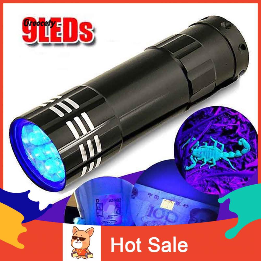 Multifunctional 100 LED/'s UV BlackLight Torch Light Money Scorpion Detector