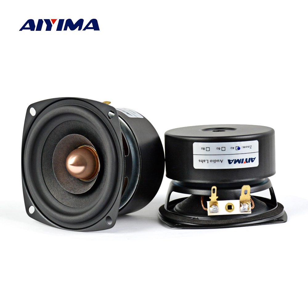 AIYIMA 2PC 3 นิ้วลําโพงเสียง 4Ohm 8Ohm 15W Full Range ลําโพง HIFI Treble Mediant Bass ลําโพง DIY