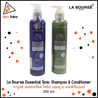 La Bourse Essential Tonic Shampoo &amp; Conditioner ลาบูสส์ เอสเซนเชียล โทนิค แชมพู &amp; คอนดิชันเนอร์ (250 ml.) ใช้เร่งผมยาว