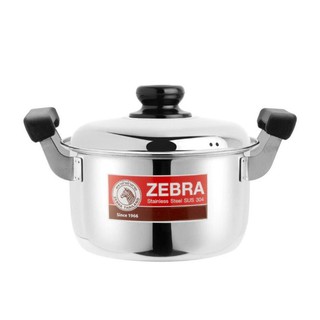 หม้อต้ม หัวม้าลาย CARRY 26 ซม.  POT ZEBRA CARRY 26CM