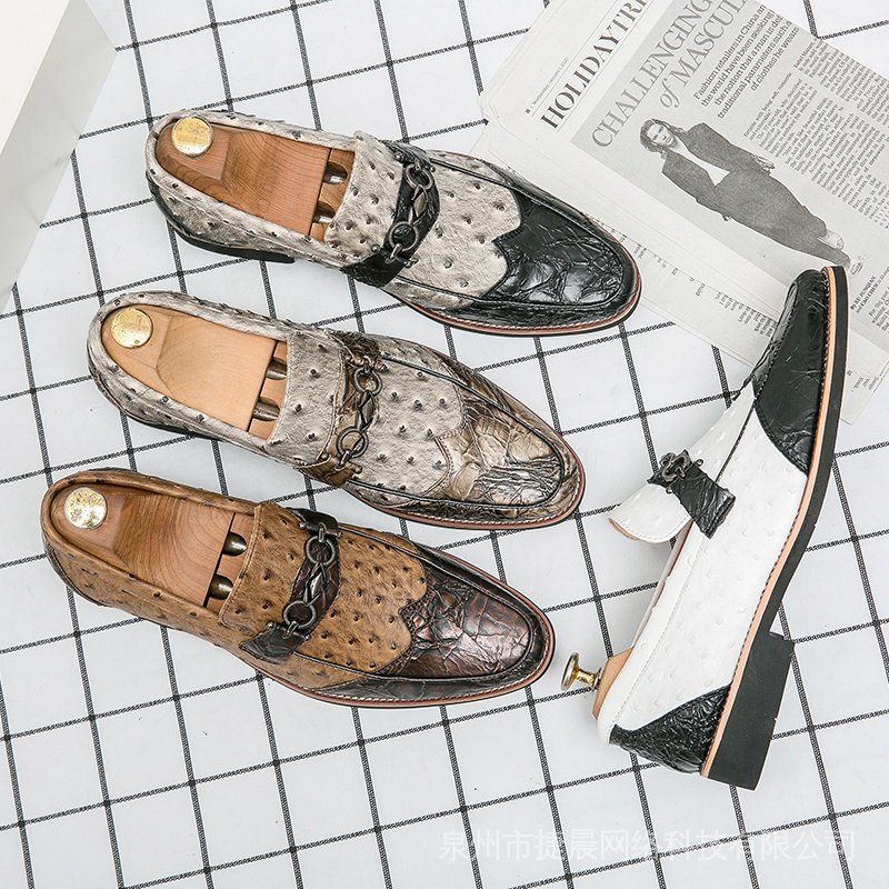 New arrival! Retro classic fashion luxury formal leather shoes for men P6ZY #4