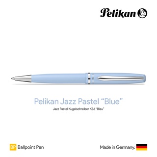 Pelikan Jazz Pastel "Blue" Ballpoint Pen - ปากกาลูกลื่นพิลิแกนแจ๊ซ พาสเทล