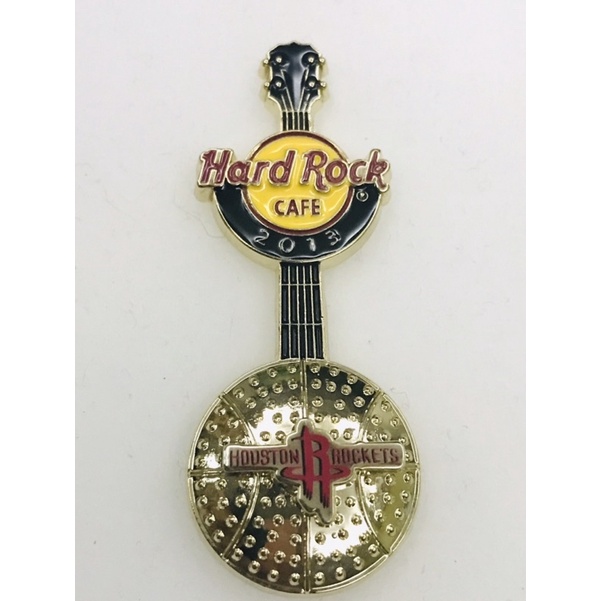 HRC Hard Rock Cafe HOUSTON 2013 HOUSTON ROCKETS 3D Basketball Pin Collectors Pin