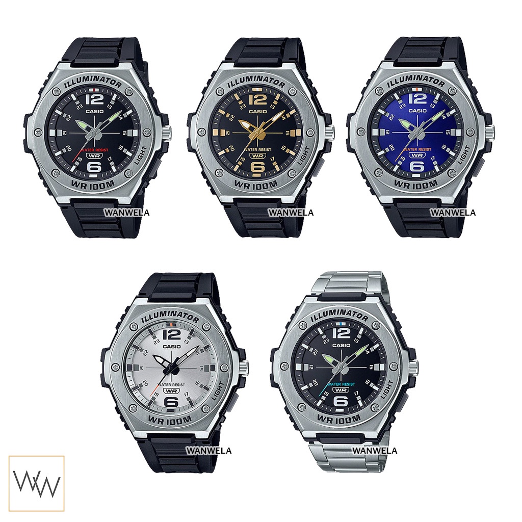 ของแท้ นาฬิกาข้อมือ Casio ผู้ชาย รุ่น MWA-100H & MWA100HD