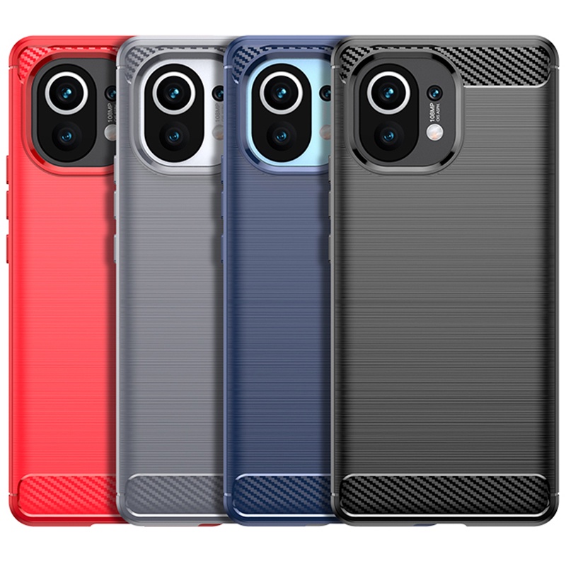 เคสโทรศัพท์มือถือแบบนิ่ม TPU กันกระแทก บางมาก สําหรับ Xiaomi Mi 11 11T Pro 10 10T 9T Note 10 Lite 5G NE