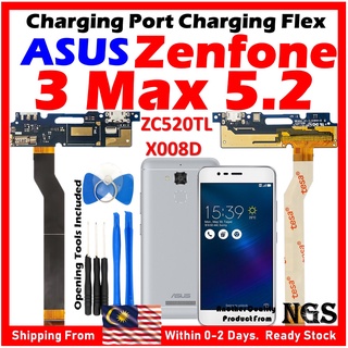 Orl NGS พอร์ตชาร์จริบบิ้น พร้อมเครื่องมือเปิด สําหรับ ASUS Zenfone 3 Max 5.2 ZC520TL X008D