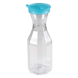 ขวดน้ำเหลี่ยม MS CARAFE 1 ลิตร สีฟ้า ผลิตจากพลาสติกอย่างดี