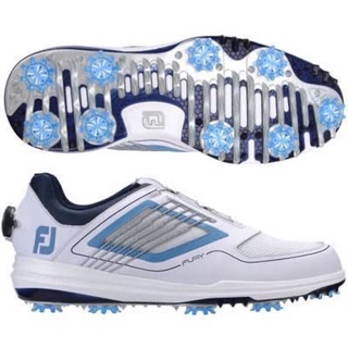 FootJoy Fury Golf Shoes รองเท้ากอล์ฟสำหรับผู้ชายแบรนด์แท้ สีขาว