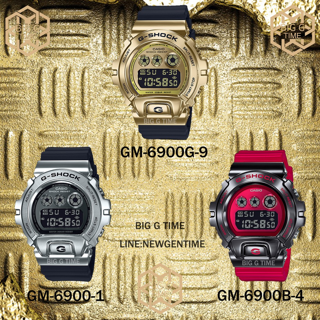 นาฬิกา Casio G-Shock GM-6900 Sereis รุ่น GM-6900-1/GM-6900B-4/GM-6900G-9 ของแท้ รับประกัน 1 ปี
