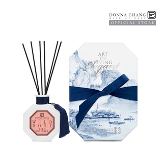 DONNA CHANG Wild Rose Reed Diffuser (100 ml) ดอนน่า แชง ก้านไม้หอมกระจายกลิ่น น้ำหอมปรับอากาศ น้ำหอมบ้าน ก้านไม้หอม