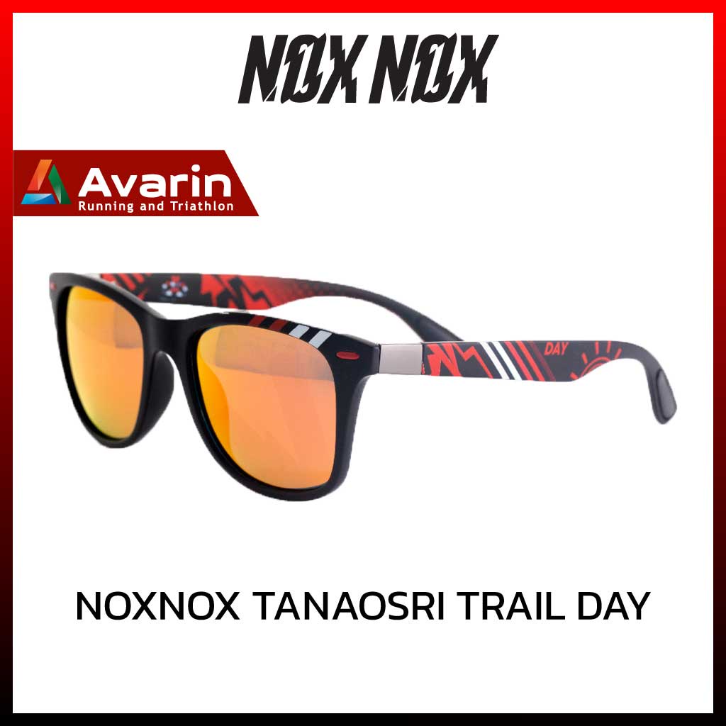 NOXNOX TANAOSRI TRAIL DAY แว่นตากันแดดรุ่น TANAOSRI TRAIL ป้องกัน UV 400 ได้ 100% Avarin Running