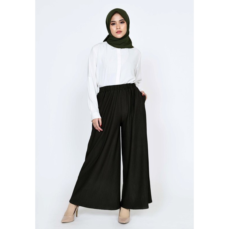 LEZAHRASIGNATURE Vienna Spandex Culottes Wide Bottom Culotte Pants fit XXL Strech
