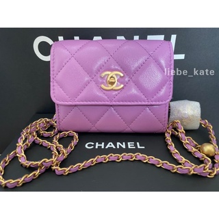 กระเป๋าชาแนล Chanel Clutch with chain คอล22s ใหม่ ของแท้100%