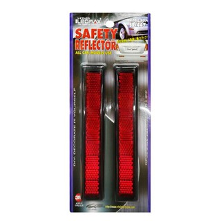 LEOMAX ทับทิมสะท้อนแสงยาว รุ่น SR-447 ขนาด 3 x 17 ซม. สีแดง