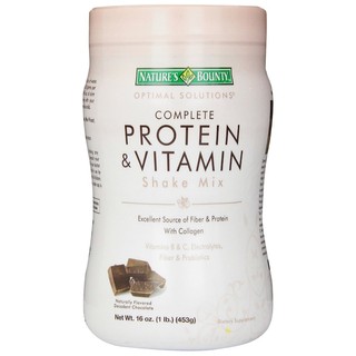 Natures Bounty, Optimal Solutions, Complete Protein &amp; Vitamin Shake Mix