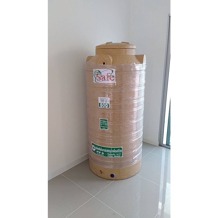 แทงค์น้ำยี่ห้อSAFE(500 ลิตร )เซฟ แกรนิตทราย ส่งทั่วประเทศ ใบเดียวก็ส่ง รับประกัน15ปี มี.มอก. สินค้าเ