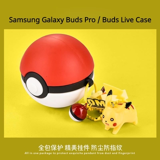 POKÉMON ( In Stock ) เคสซิลิโคนลายการ์ตูนป้องกันฝุ่นสําหรับ Samsung Galaxy Buds Pro